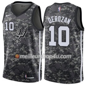 Maillot Basket Homme San Antonio Spurs DeMar DeRozan 10 Nike City Edition Noir Swingman